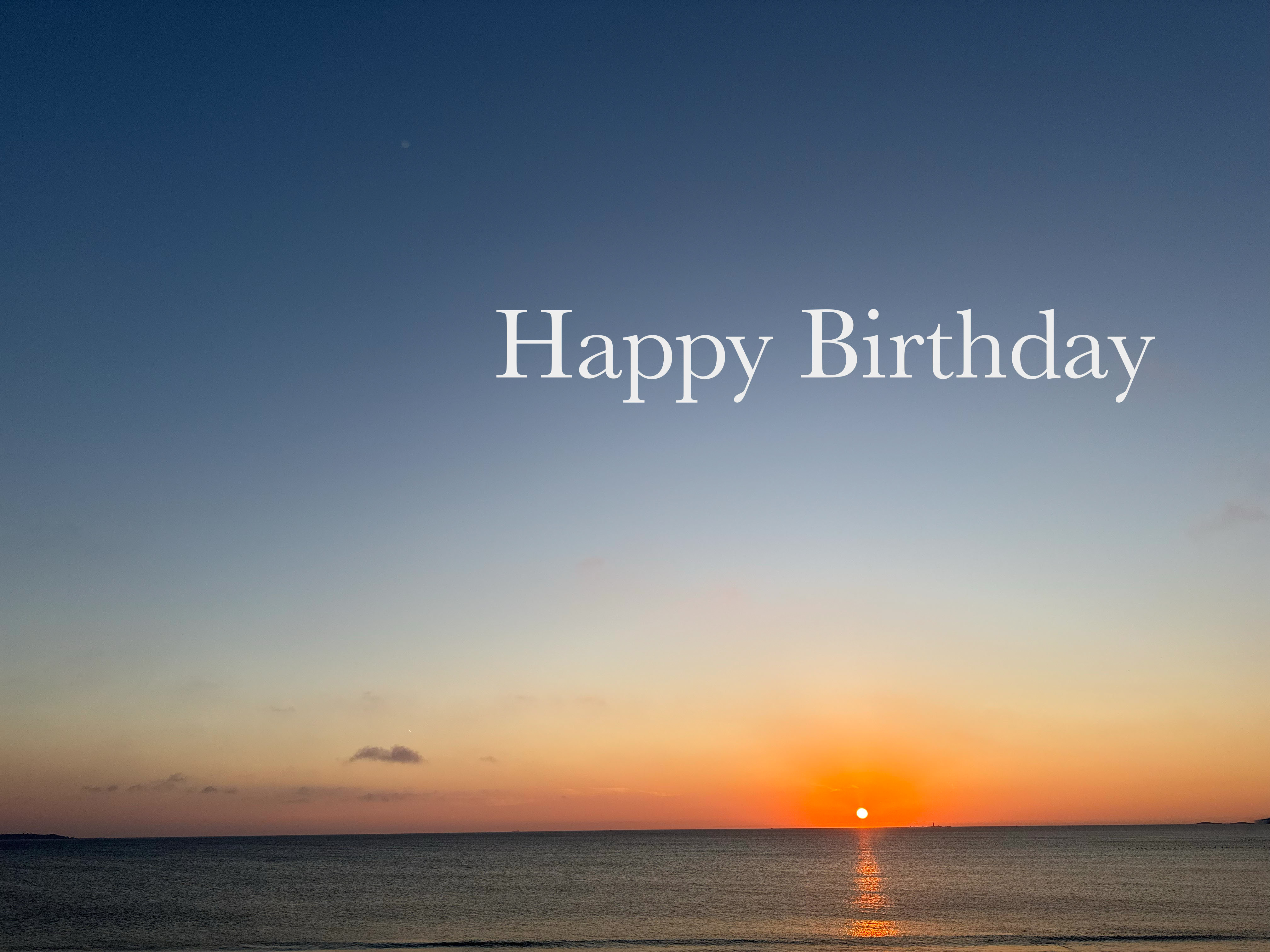 Birthday Sunrise