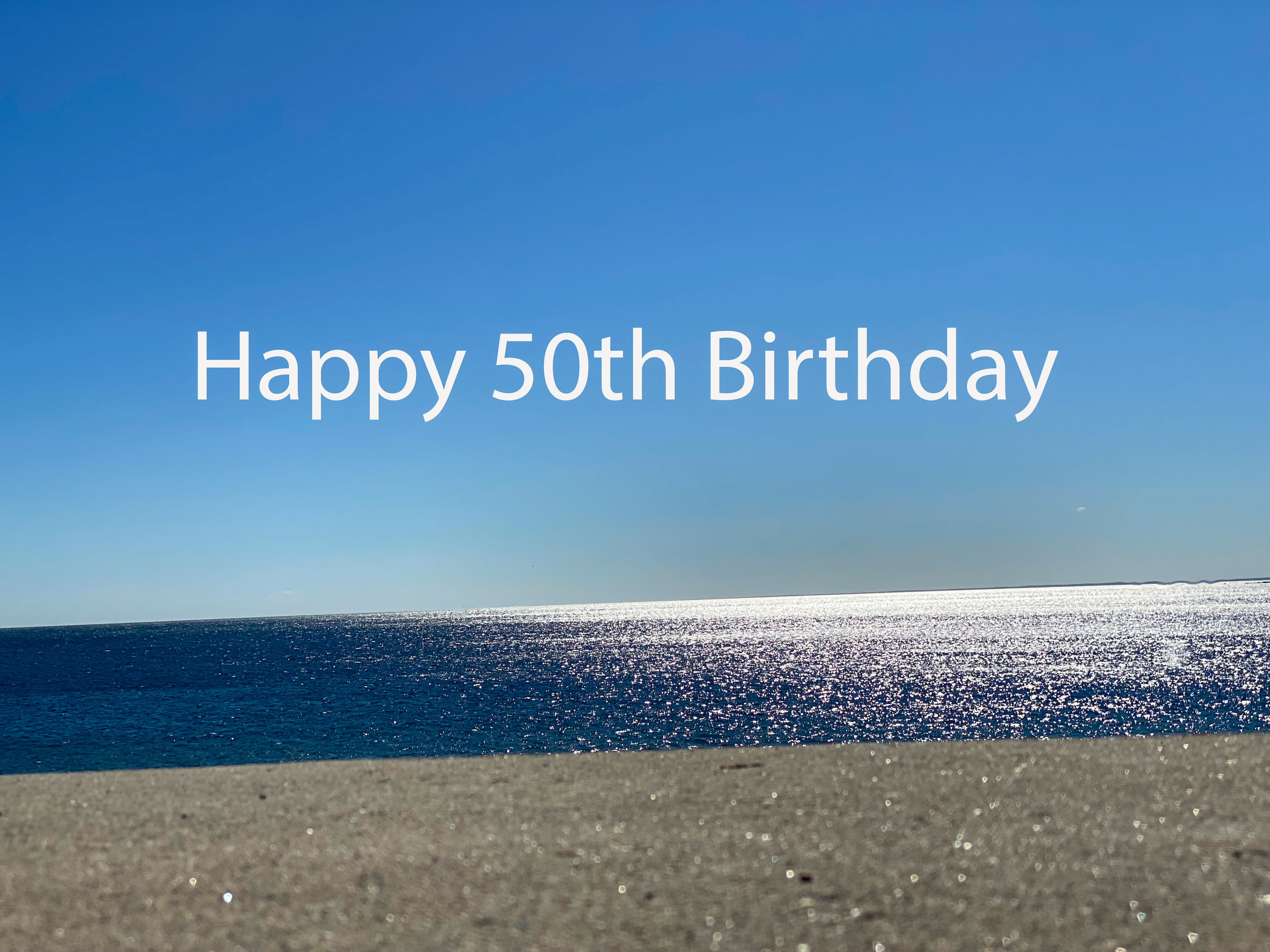 Sea Colors Birthday Card